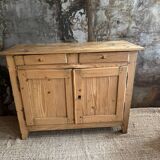 Parisian raw wood buffet
