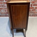 Louis XVI style chest of drawers with pink marble top
