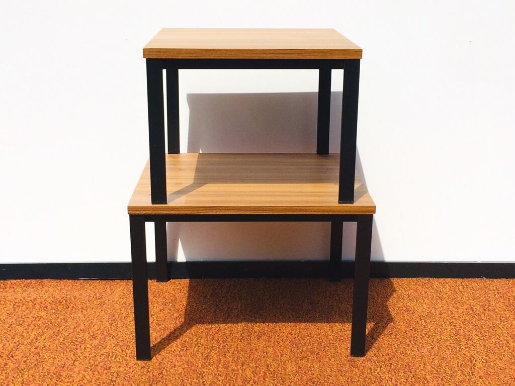 Pair of Pierre Guariche coffee tables for Meurop 60/70