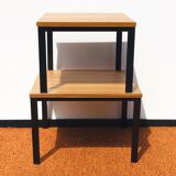 Pair of Pierre Guariche coffee tables for Meurop 60/70