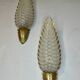 Pair of Ezan plume wall lights
