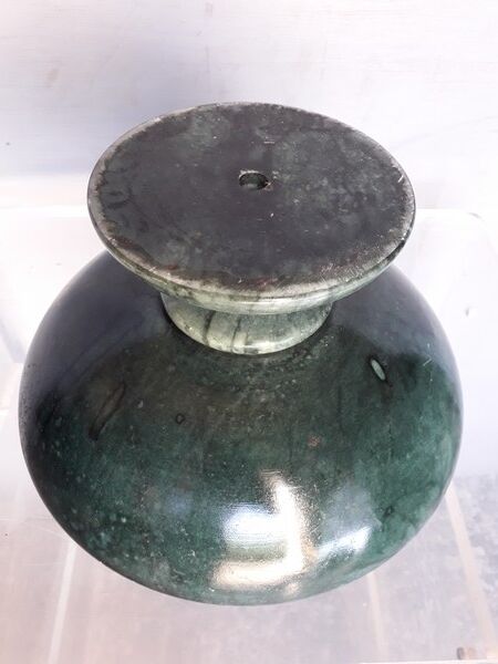 Marble cup center table basket 1970