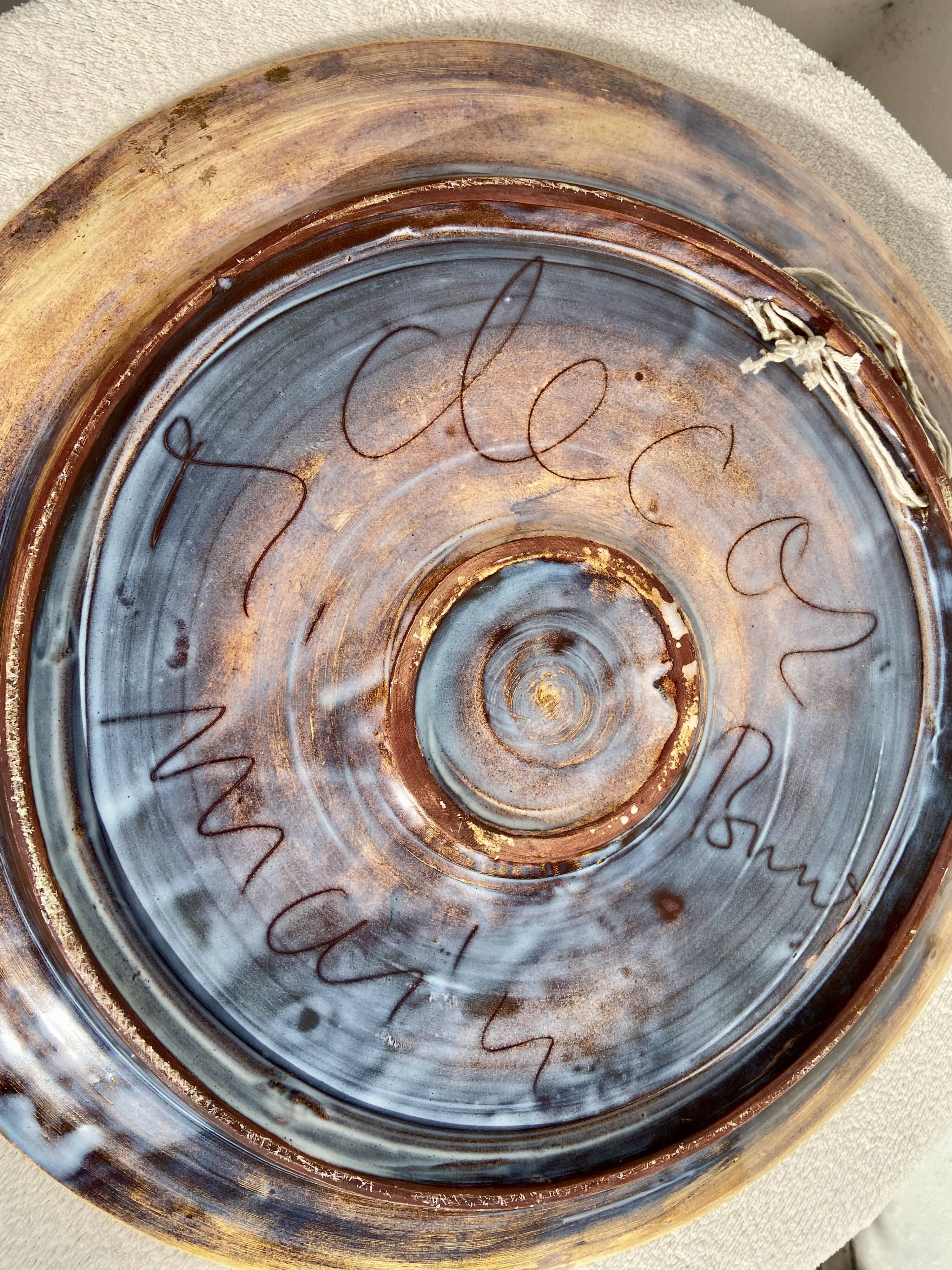 Vallauris dish by Monique Brunner