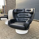 Joe Colombo Elda design armchair, Longhi edition