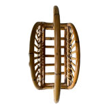 Magazine holder or vintage rattan bamboo plants