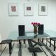 Table fleur de fer design Maurice Barilone