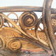 Peacock rattan tray