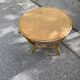 Vintage rattan table