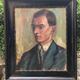 Portrait d’homme Professeur Art Déco Strasbourg vers 1900