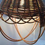 Hanging lamp wicker