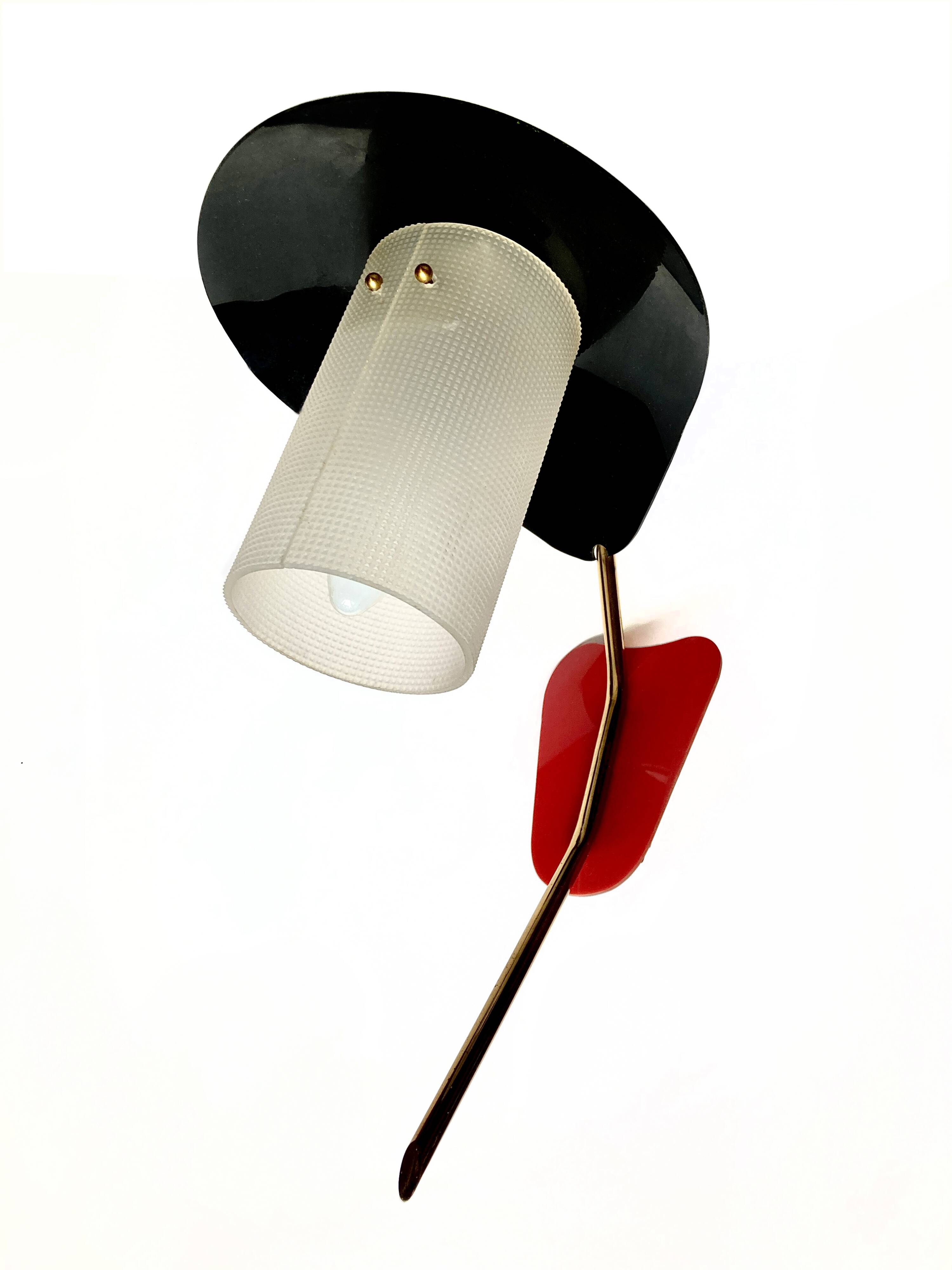 Applique acrylique et Perspex. 1950