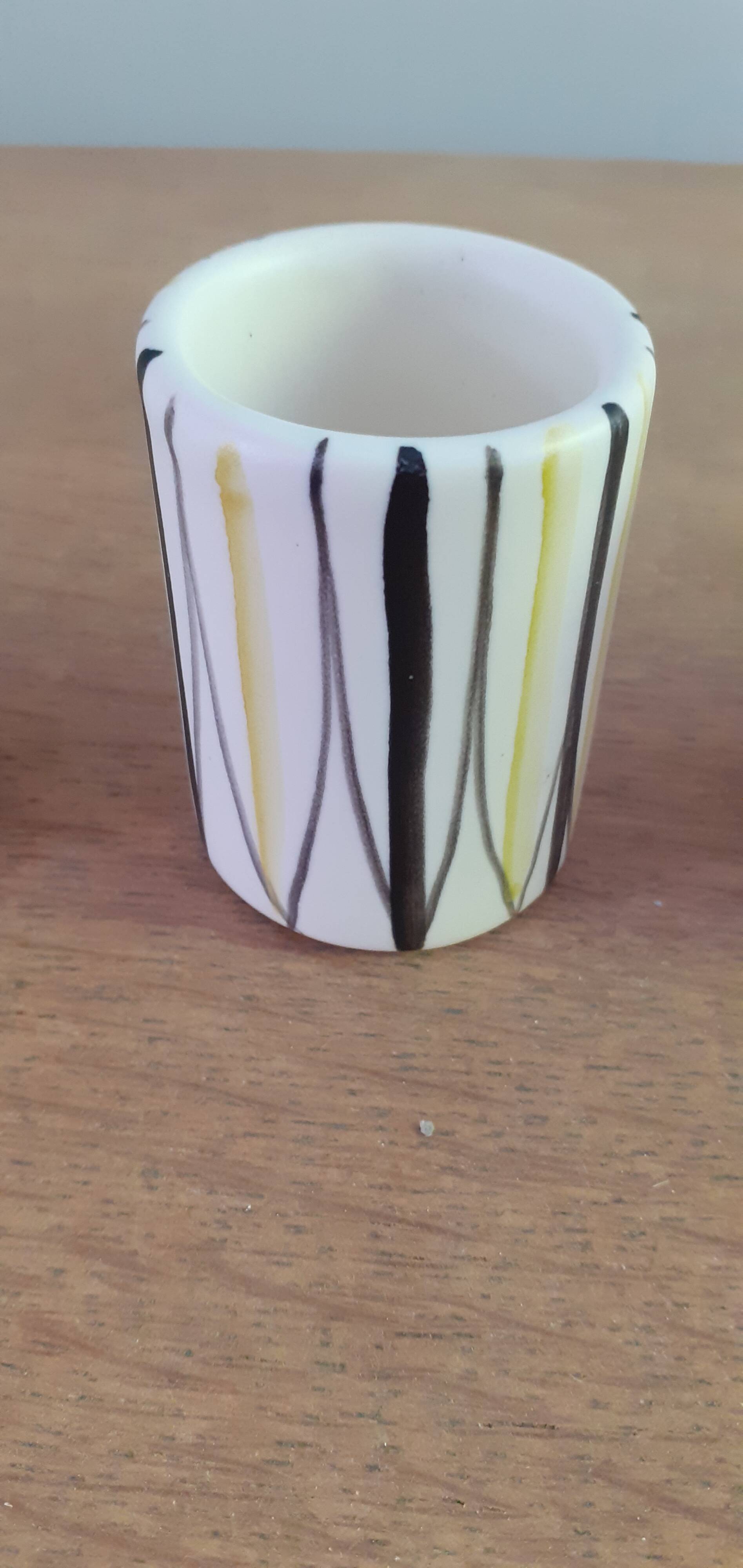 Lots de 6 petits verres en céramique style roger capron