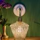 Vintage glass tulip wall light