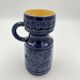 Blue ceramic vase