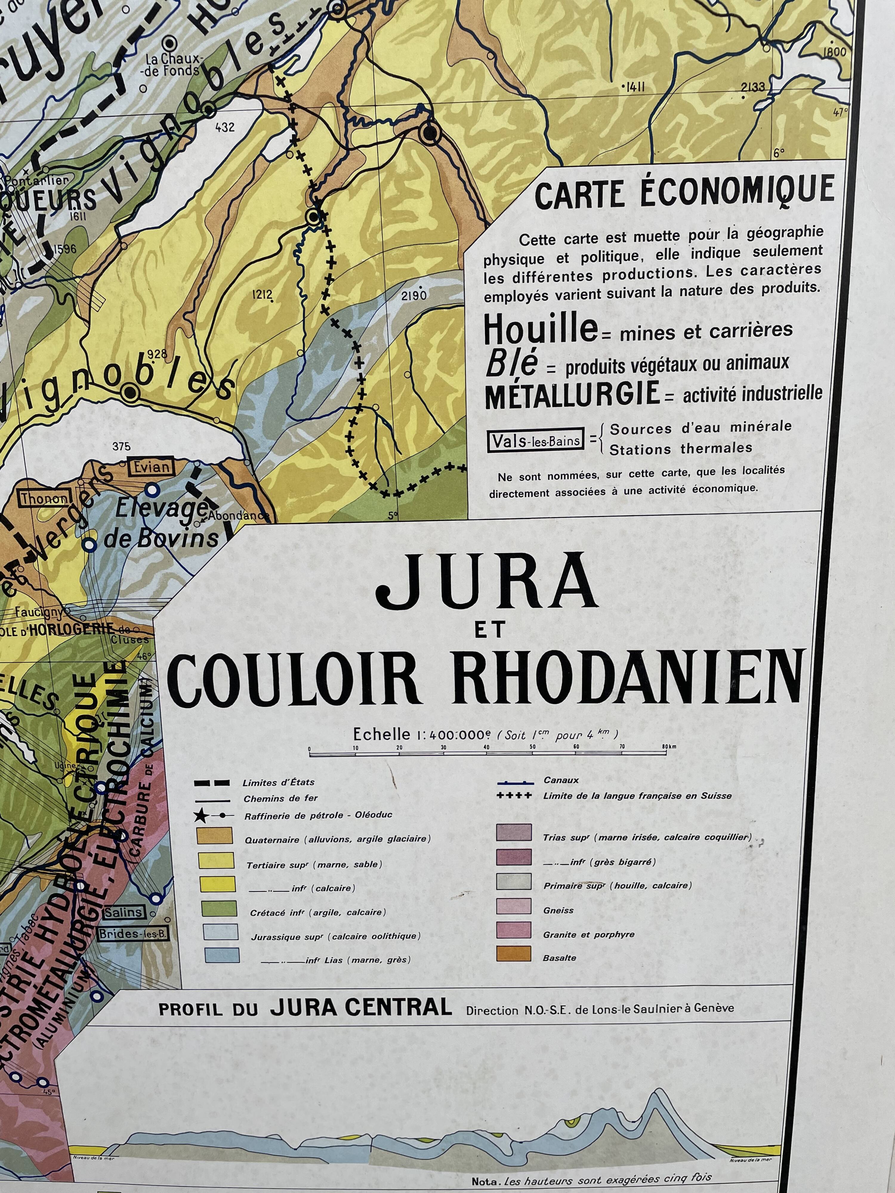 Jura school map