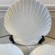 Set of 3 dishes Shell in Limoges porcelain