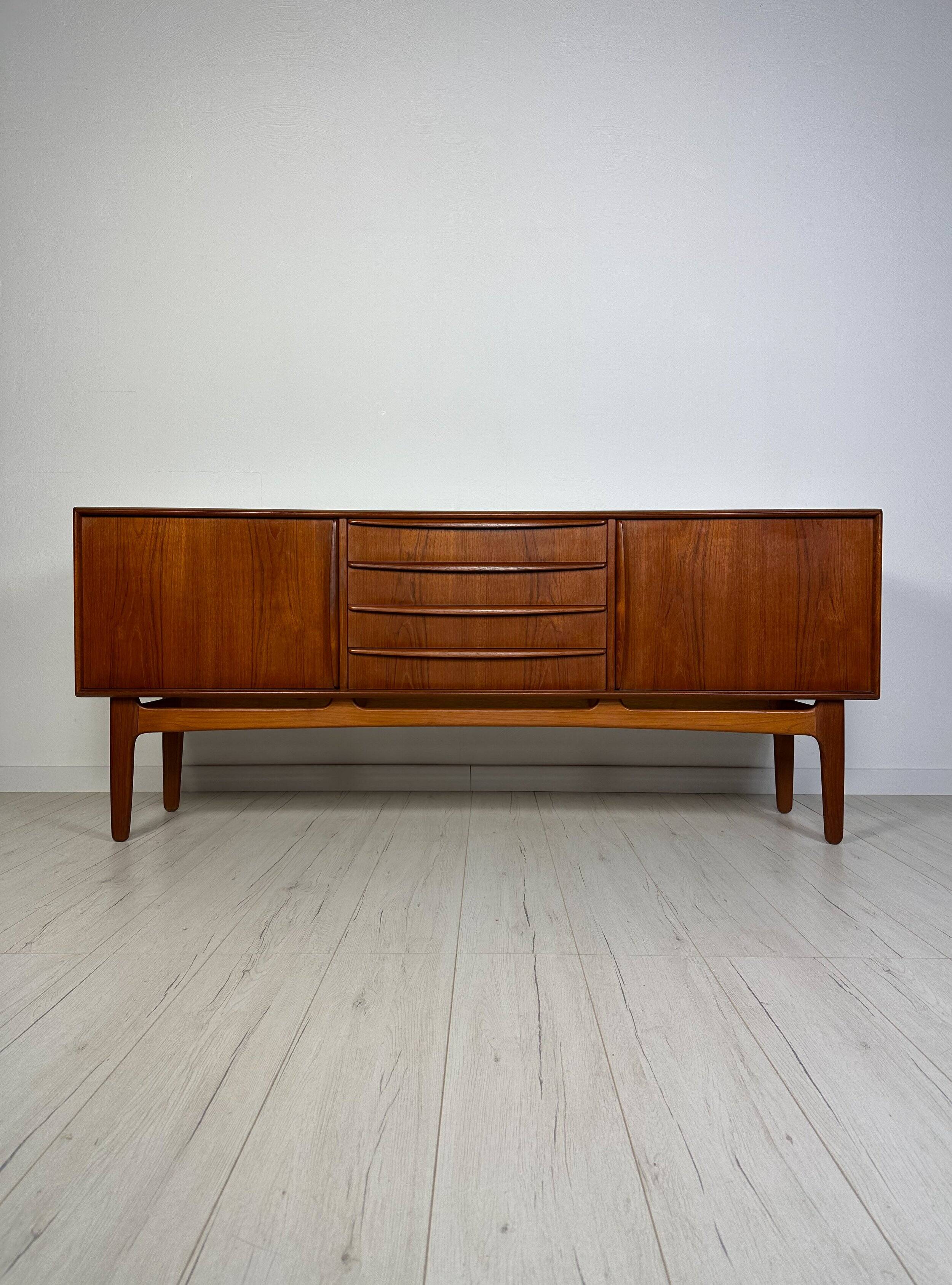 1960s vintage Danish teak sideboard by Svend Åge Madsen for K. Knudsen & Søn
