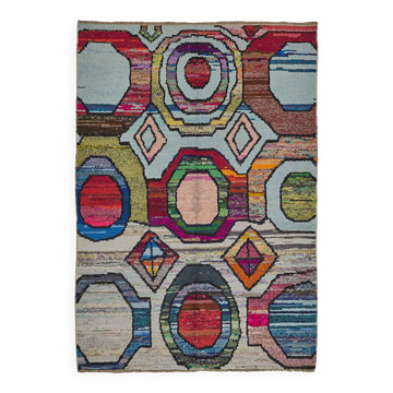 Handwoven Turkish Recycled Boho Rug 170 cm x 240 cm
