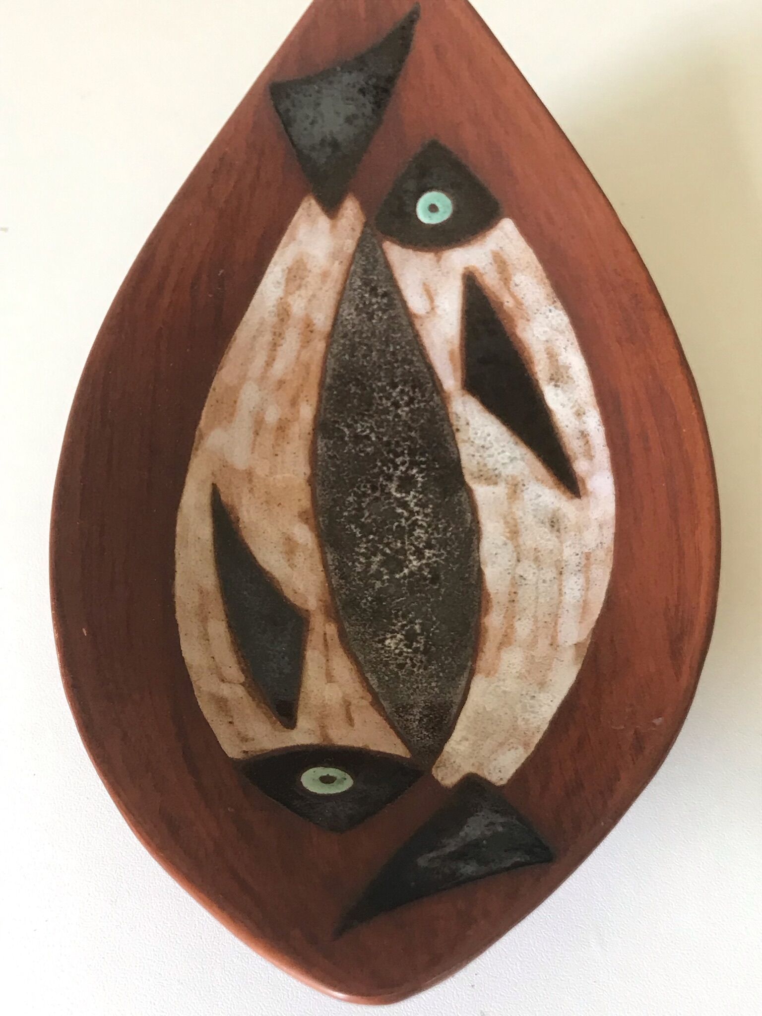 Empty cut danish ceramic pockets 60 signed