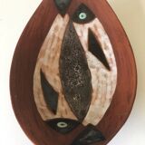 Empty cut danish ceramic pockets 60 signed