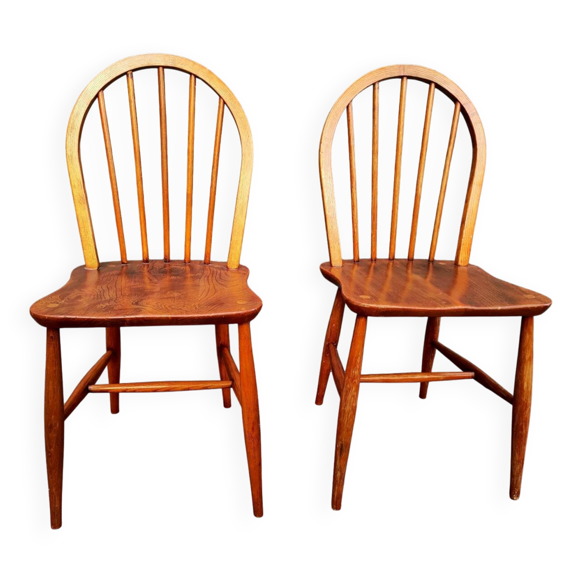 Pair of Ercol chairs in Scandinavian style