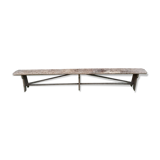 Large wooden bench