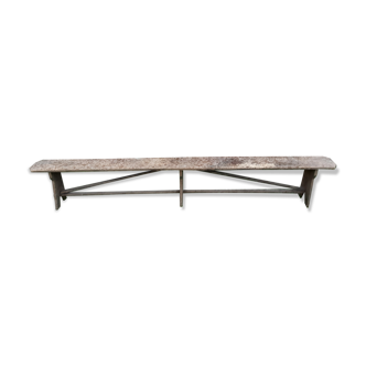 Large wooden bench