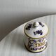 Hand-painted tobacco jar.
