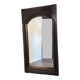 Antique Decorative Mirror Solid Oak Wood Frame Molded Vintage Art