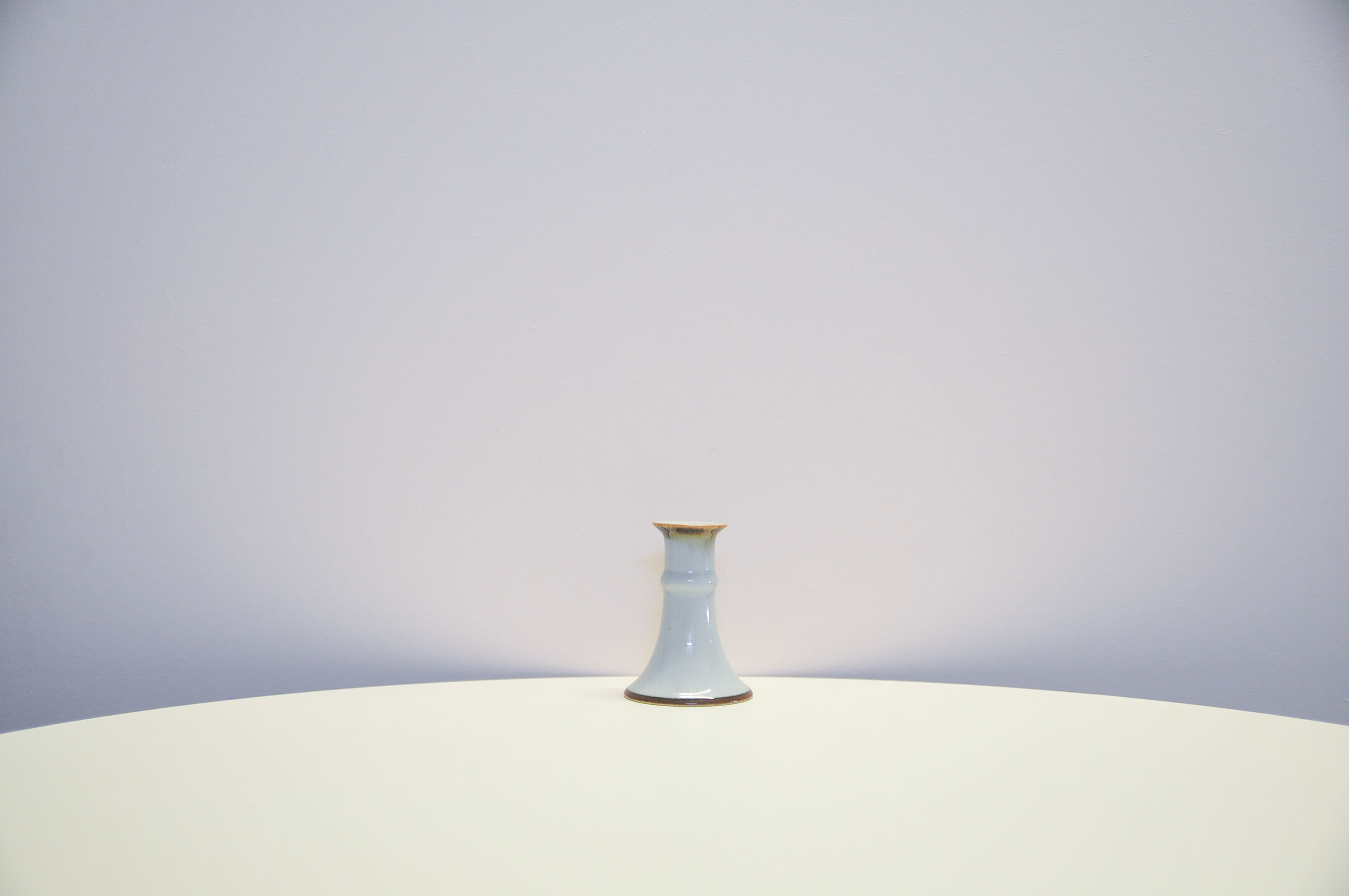 Danish vintage lightgreen ceramic candlestick Desiree