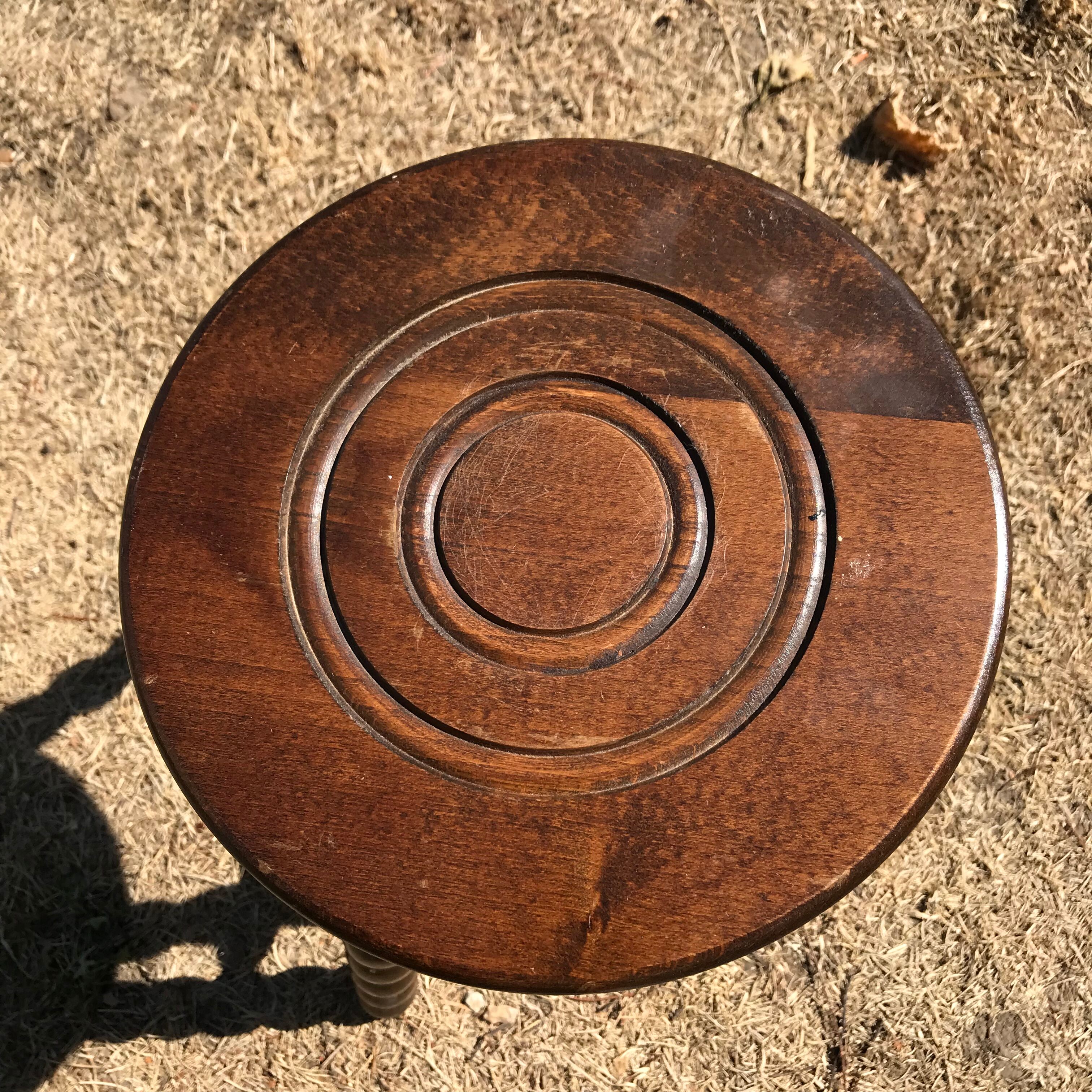 Vintage wooden stool
