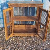 Old teak mesh pantry