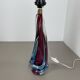 Large 41cm sommerso murano glass flavio poli attr. table light, italy, 1960s