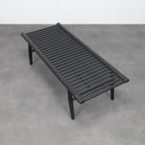 Contemporary slatted wood bench by Stellar Works, 2000s