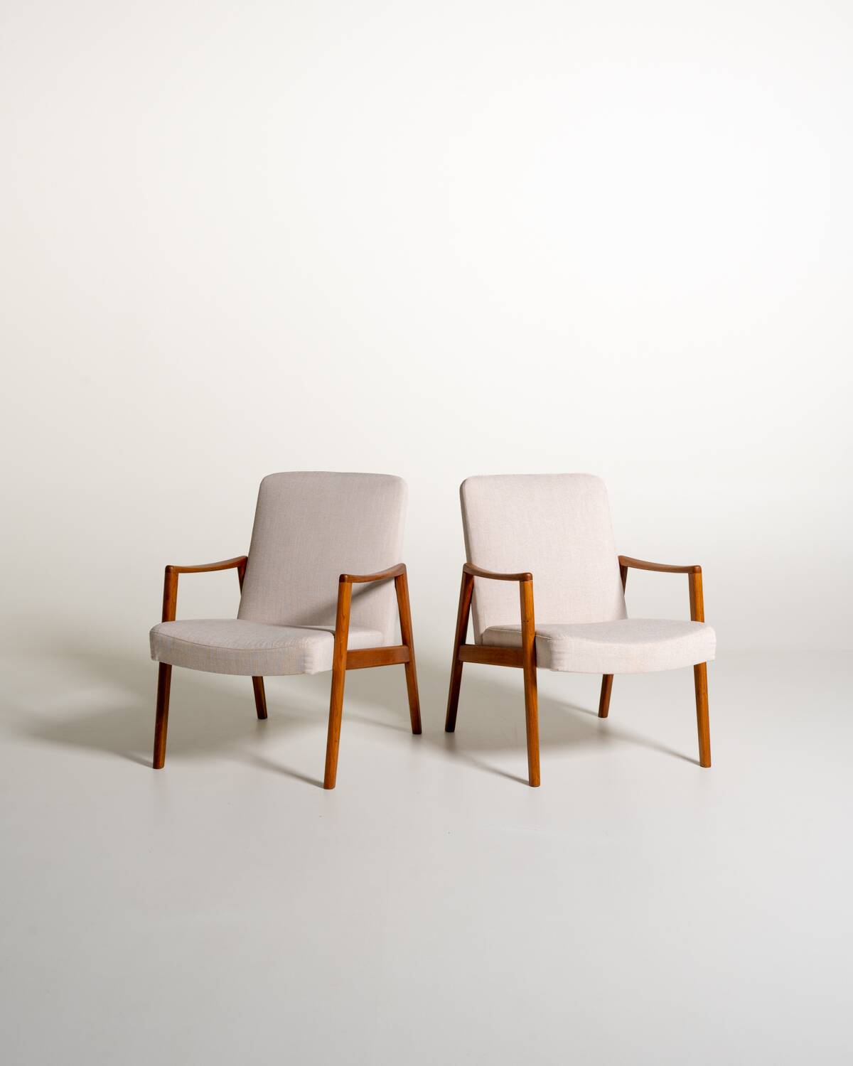 Scandinavian teak armchairs, 1950s/60s