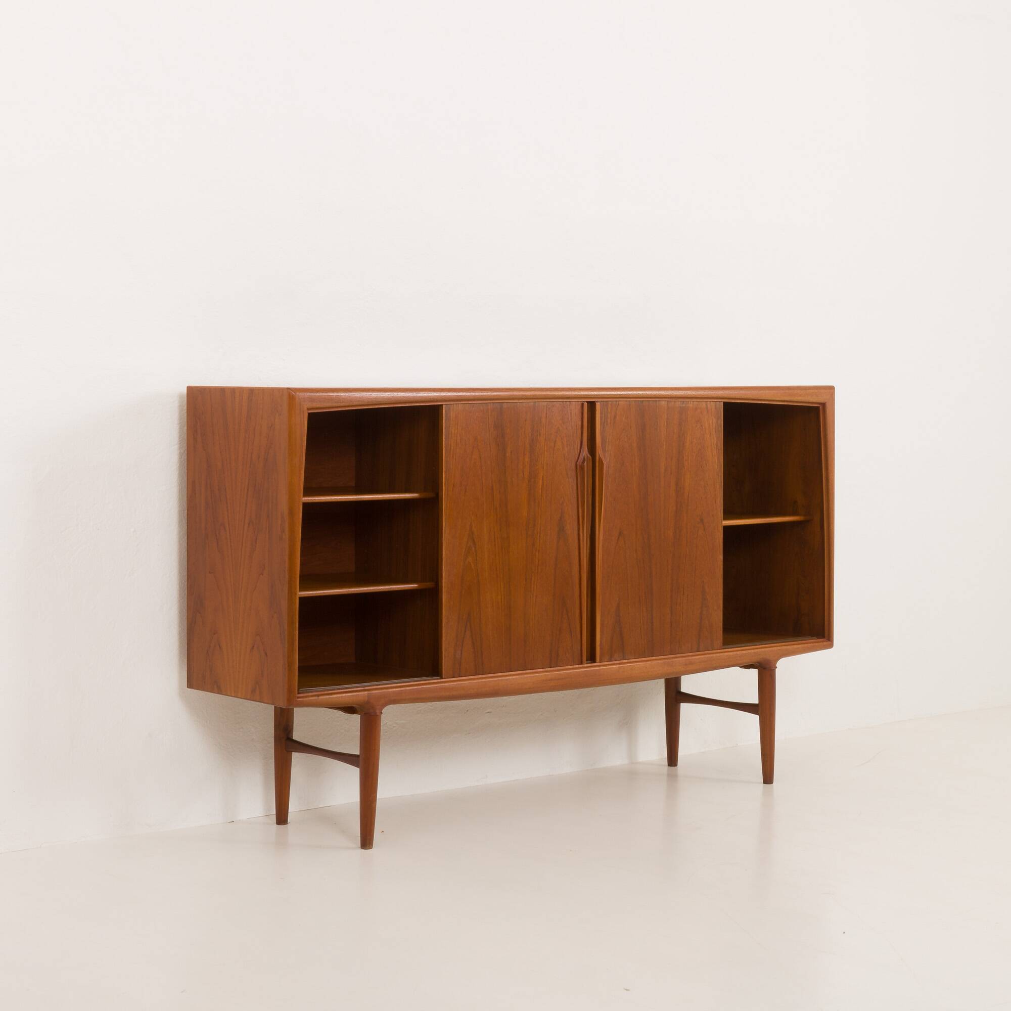 Omann Jun mid-century teak credenza, Denmark 1950s
