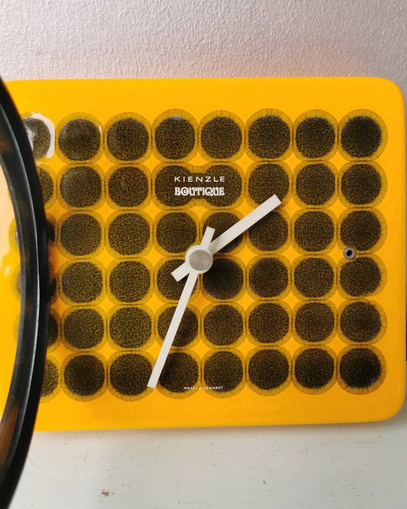 Vintage Ceramic wall clock Kienzle, 1970