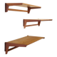 Floating wall shelves by Kai Kristiansen, Denmark, 1960s