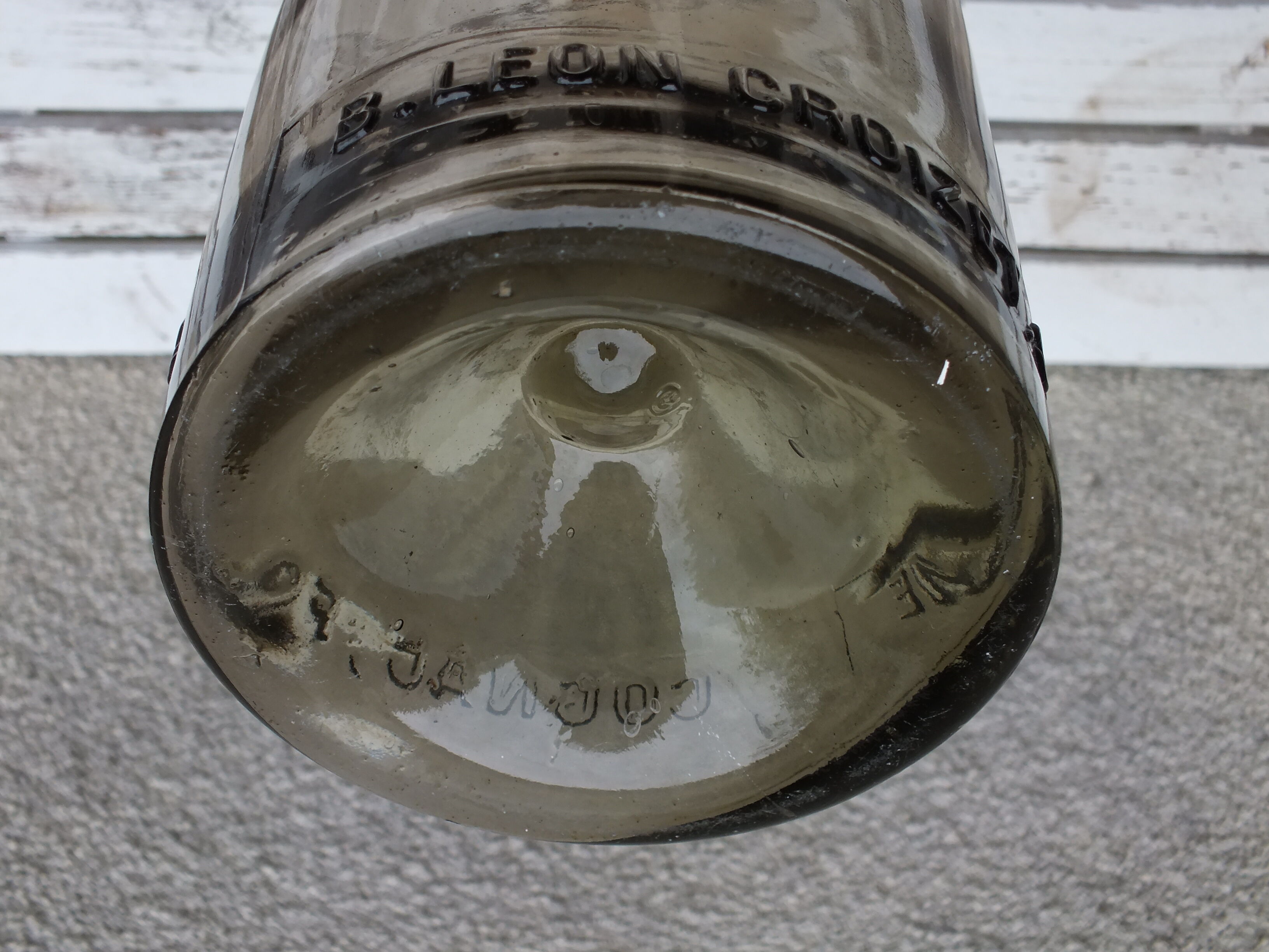 Bottle cognac léon croizet, 5l era prohibition usa