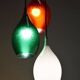 Flavio Poli for Seguso Vetri d’Arte, three-light glass chandelier, 1950s
