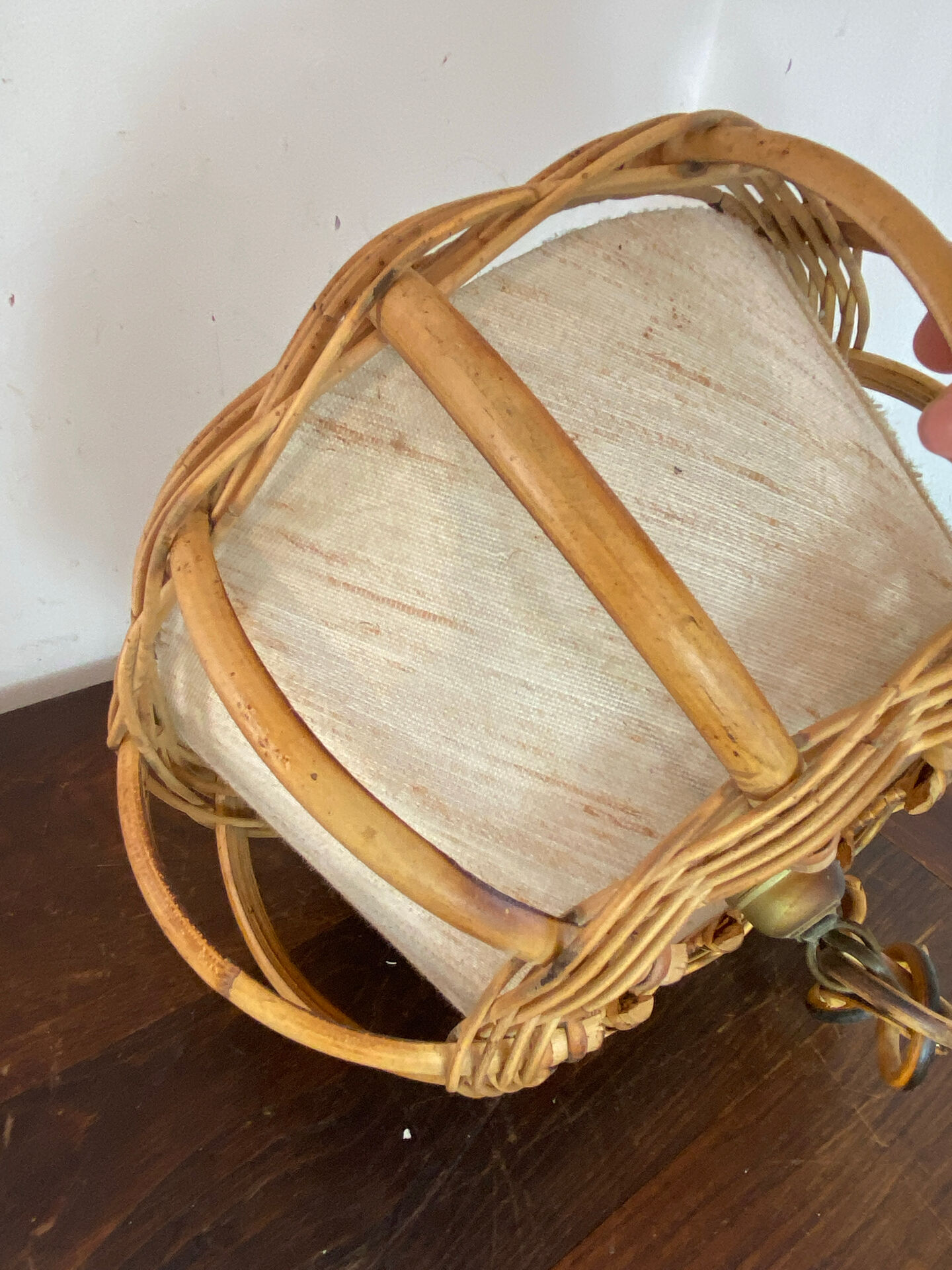 Bamboo and rattan suspension, Louis Sognot