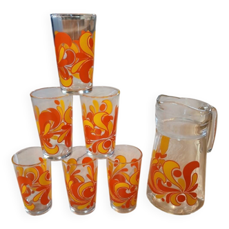 Vintage orangeade set