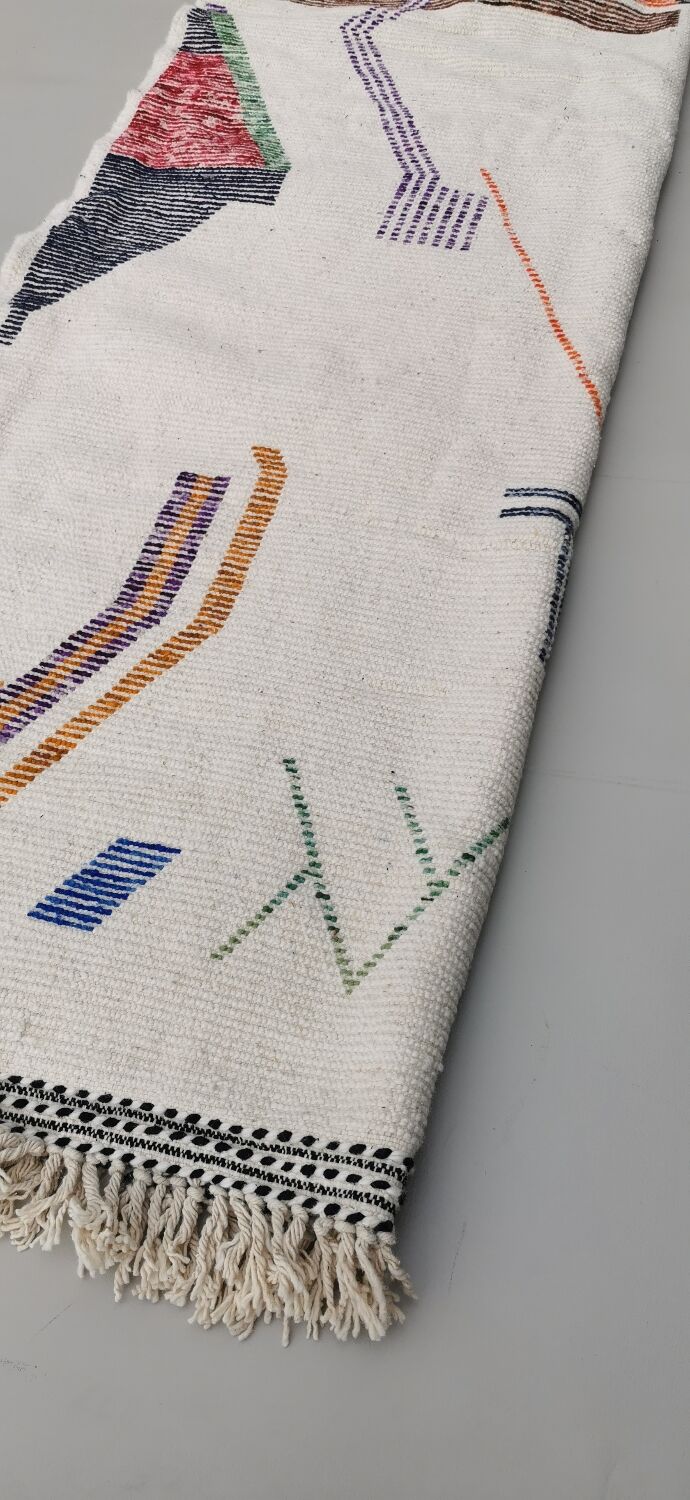 Berber carpet beni ouarain
