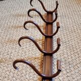 Baumann 5-hook bistro wall coat rack from the 20s