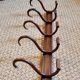 Baumann 5-hook bistro wall coat rack from the 20s