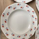 Set of 6 Porcelor Ceranord earthenware soup plates
