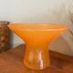 Vase en verre orange