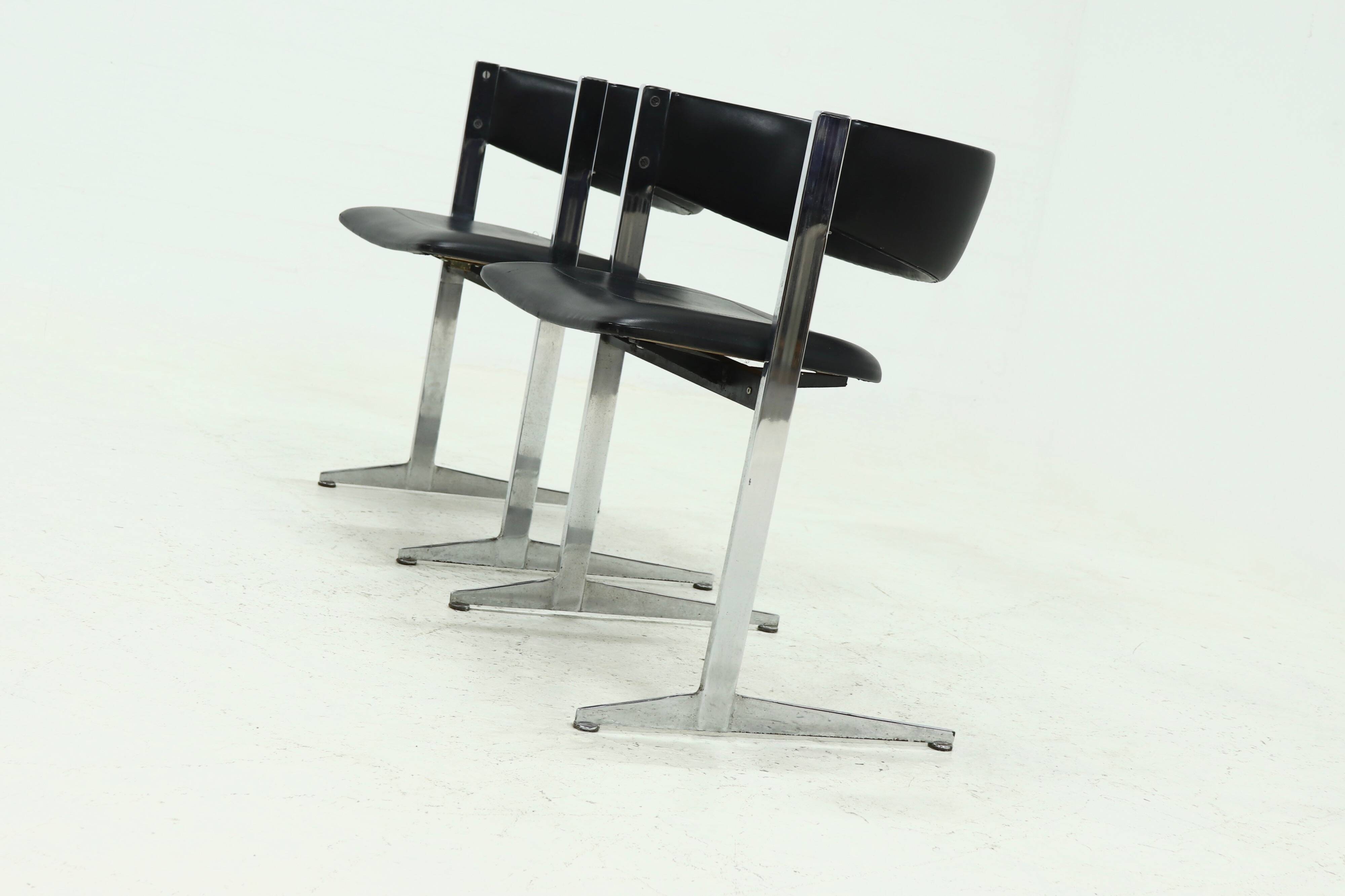Set of 2 Sigma Dining Chairs by Sigmachair Italy, 1970s