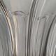 Vintage art deco crystal vase flared corolla flower shape