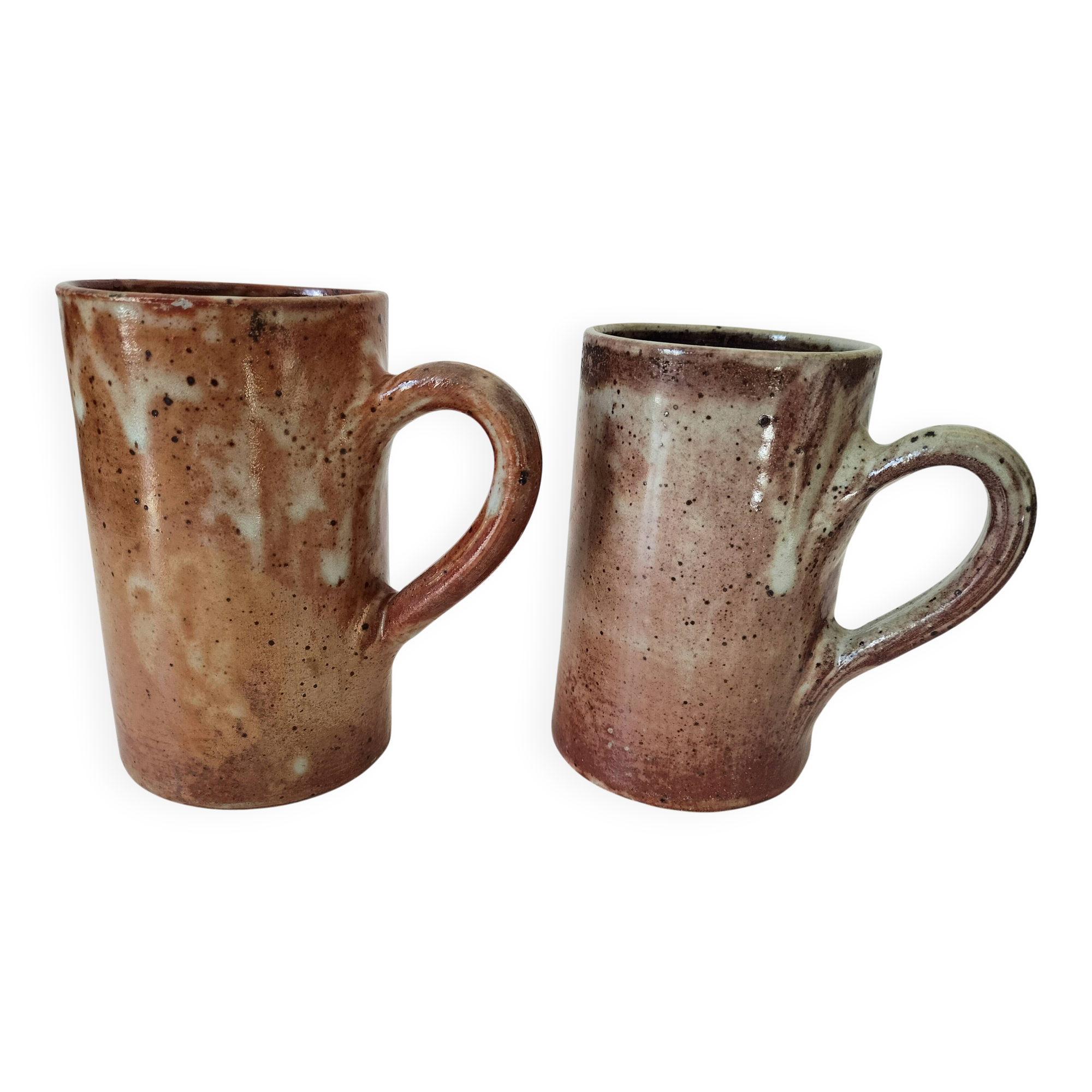 Duo grands mugs grès